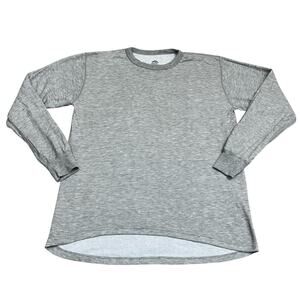 Coldpruf Polyester Wool Base Layer Shirt Size Tall XL Heather Gray Style 95-55